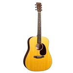 Martin D-10E Retro Dreadnought Retro Acoustic Electric Guitar, Spruce/ Sapele w/ Soft Shell Case